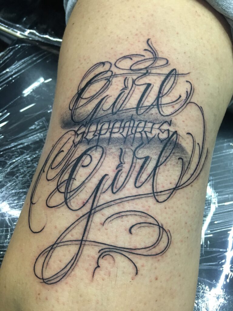 Tattoo Letters Pure Ink Tattoo & Piercing Studio's