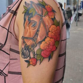 horse tattoo