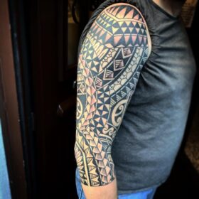 maori sleeve tattoo